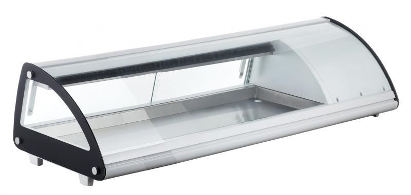 45-inch Sushi Showcase with Curved Glass with 42 L Capacity 1 45-inch Sushi Showcase with Curved Glass with 42 L Capacity